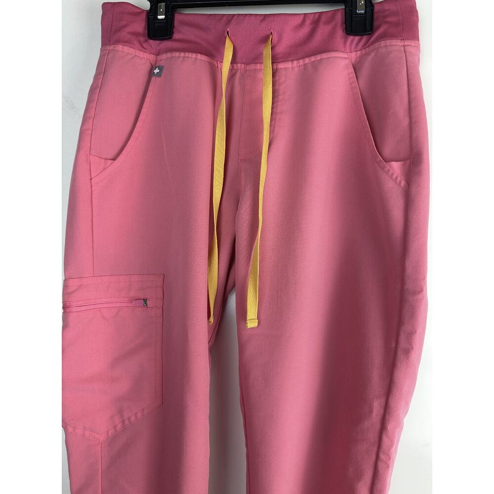 FIGS Catarina One Pocket Top Zamora Jogger Pants Limited Edition Neon Pink XS - Picture 8 of 16